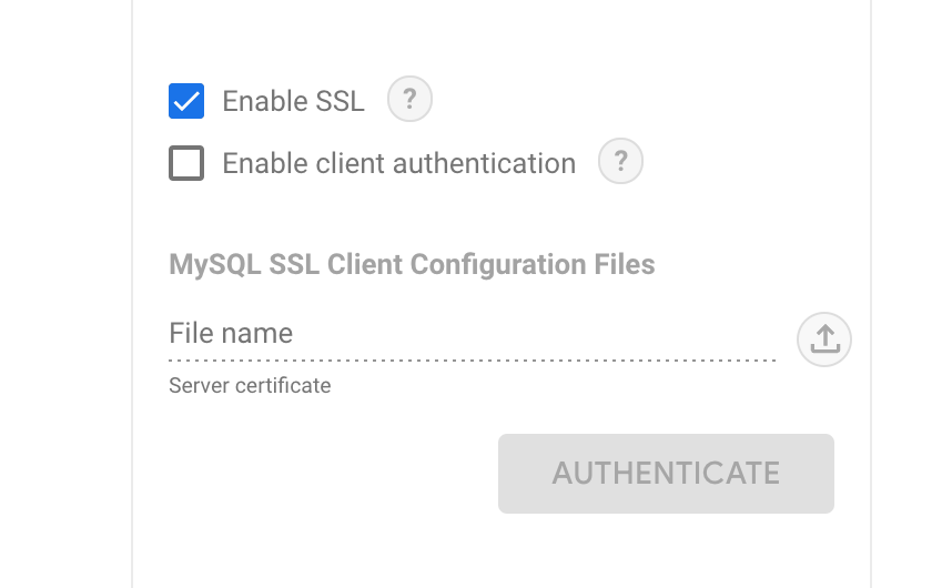 Looker Studio connection configuration with ClickHouse Cloud SSL settings - Zoomed